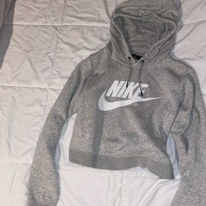 Womens Medium Nike crop hoodie